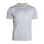 Classic Grey Stripes Embossed Tee