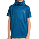 Defender Turtle Neck Teal Blue MaskTee