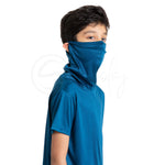 Defender Turtle Neck Teal Blue MaskTee