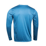 Full Sleeves Hexagon Embossed Tees Teal