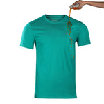 Solid Green Crew Neck Zero Stain 100 Percent Premium Cotton T shirt