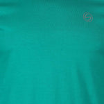 Solid Green Crew Neck Zero Stain 100 Percent Premium Cotton T shirt