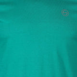 Solid Green Crew Neck Zero Stain 100 Percent Premium Cotton T shirt