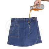 Stain Repellent Indigo Denim Divided Skirt