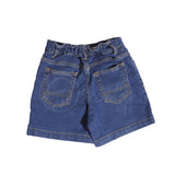 Stain Repellent Indigo Denim Shorts