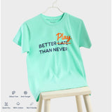 Stain Repeller Mint Green Tees Better Play Than Never